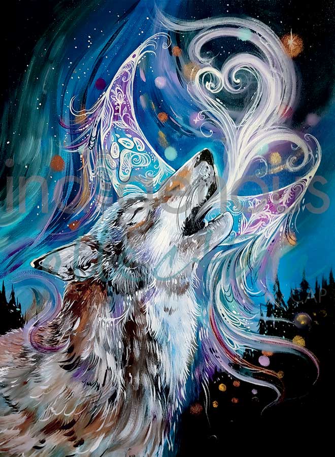 CAP Wolf Moon Magnet