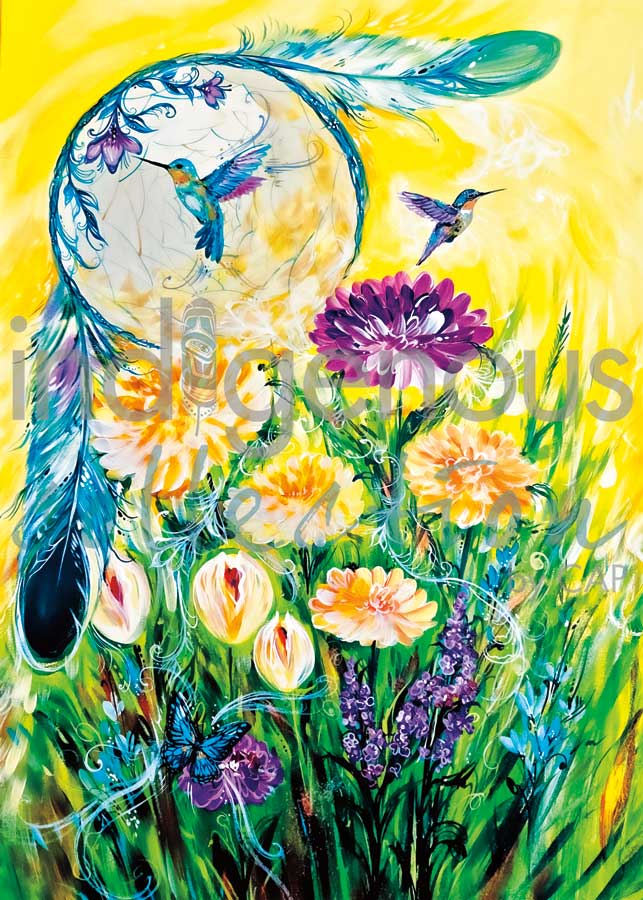 CAP Flower Bloom Small Art Plaque