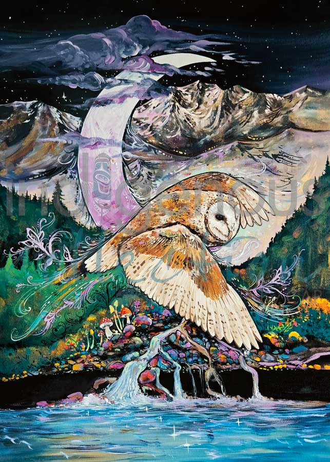 CAP Owl Mountain Small Art Plaque
