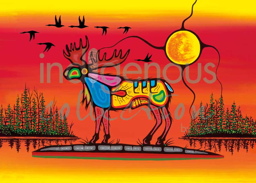 CAP Moose Art Card
