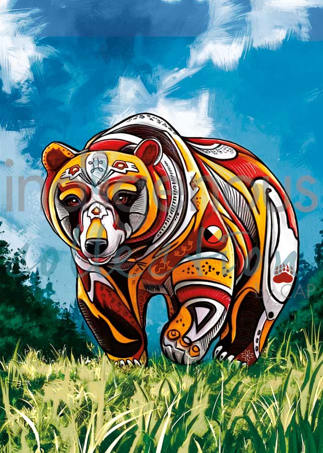 CAP Spirit Bear Art Card