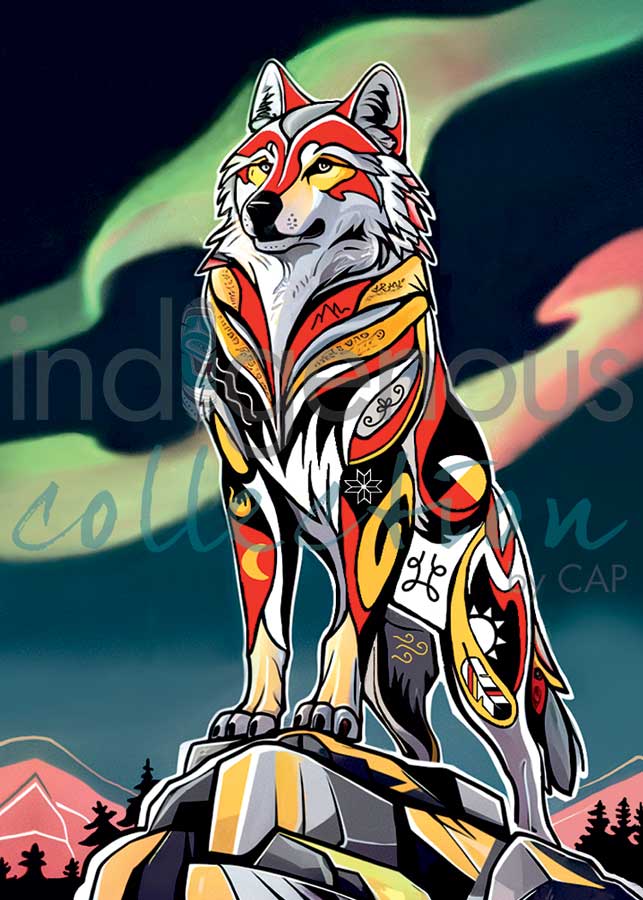 CAP Spirit Wolf Magnet