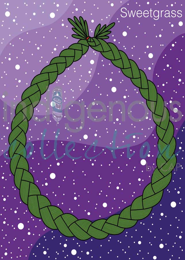 CAP Sweetgrass Art Card