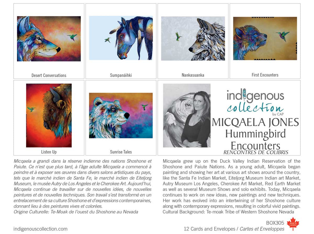 CAP Hummingbird Encounters Micqaela Jones Boxed Cards