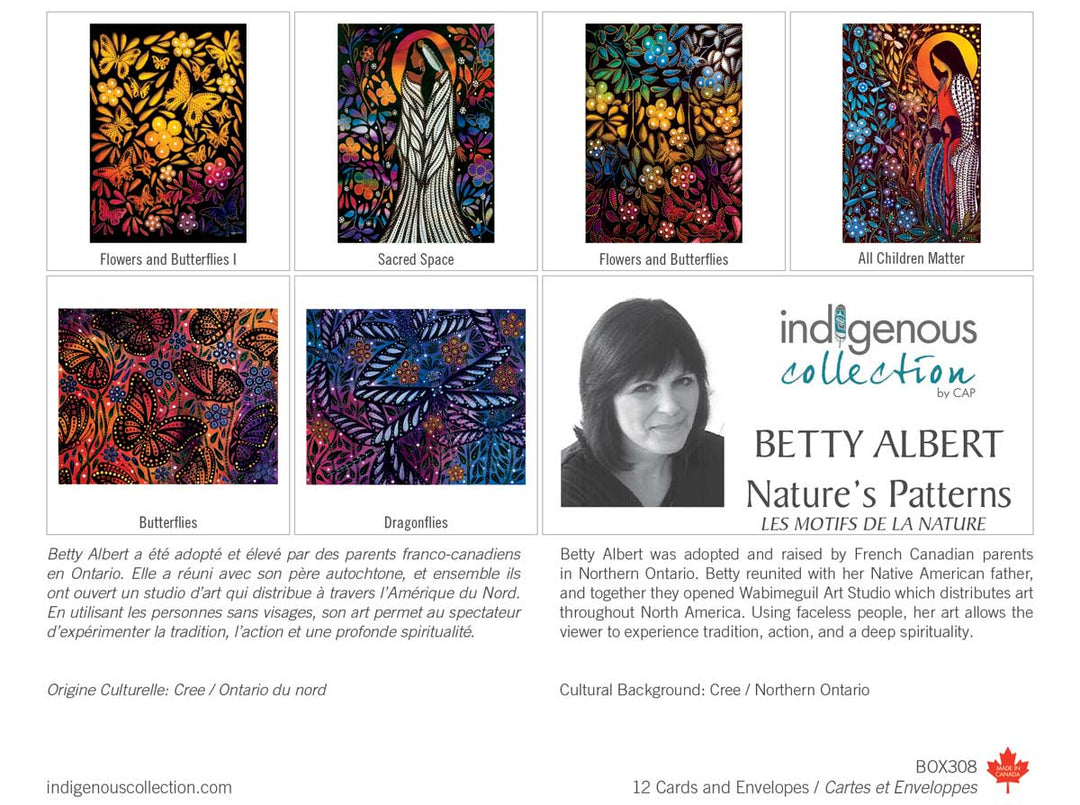 CAP Nature's Patterns Betty Albert Boxed Cards