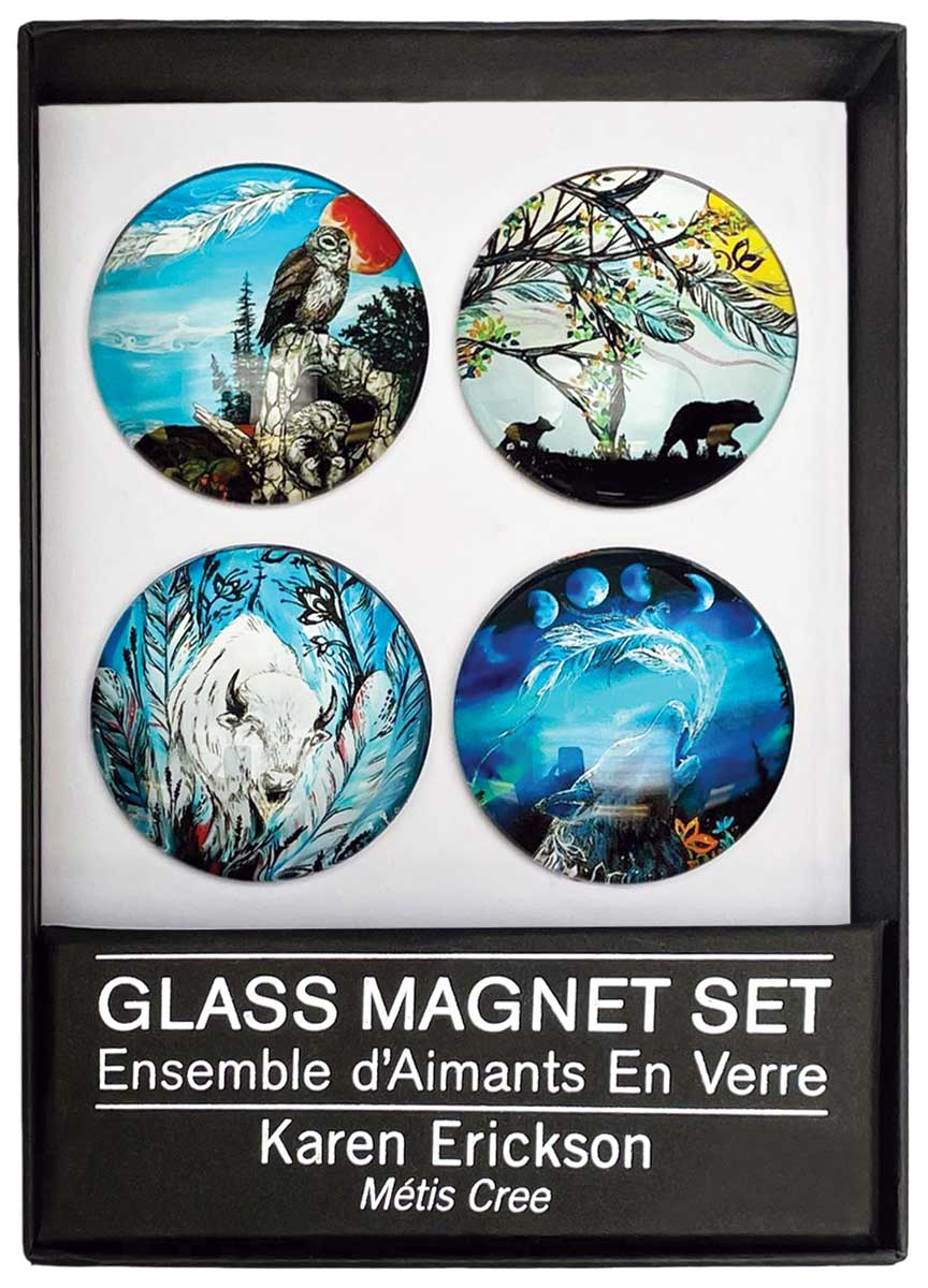 CAP Karen Erickson Glass Magnet Set