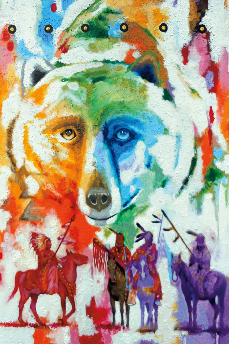CAP Bear Clan Small Art Plaque