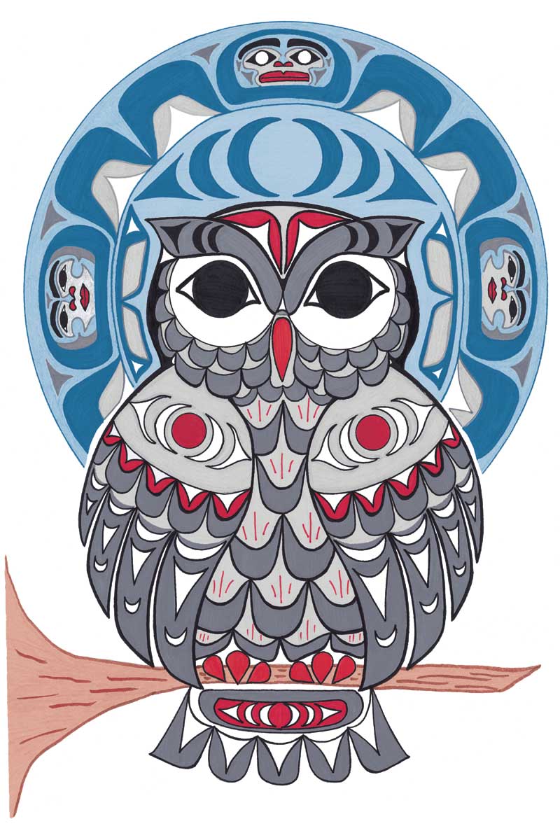 CAP Owl Art Plaque