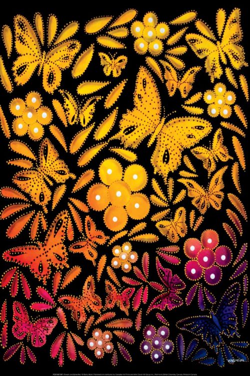 CAP Flowers & Butterflies Small Art Plaque