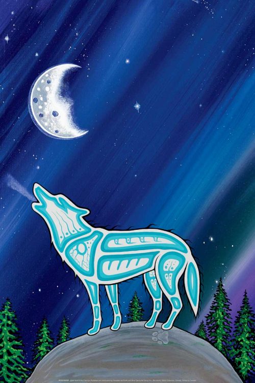 CAP White Wolf Small Plaque