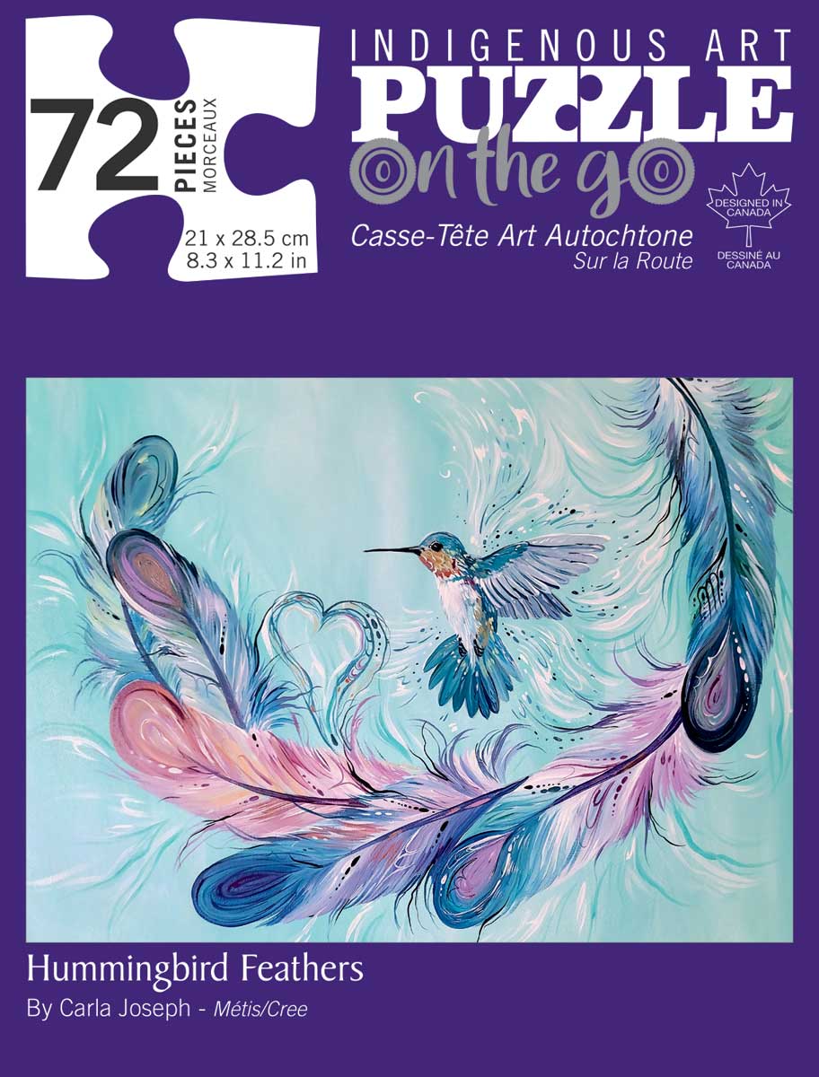 CAP Hummingbird Feathers 72 Piece On-The-Go Puzzle