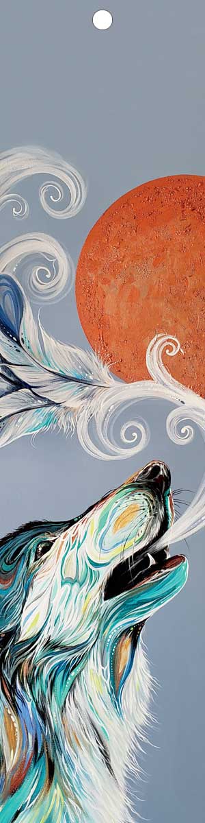 CAP Bookmark  Cree Wolf Call