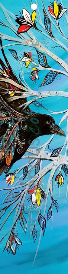 CAP Bookmark Raven Tree