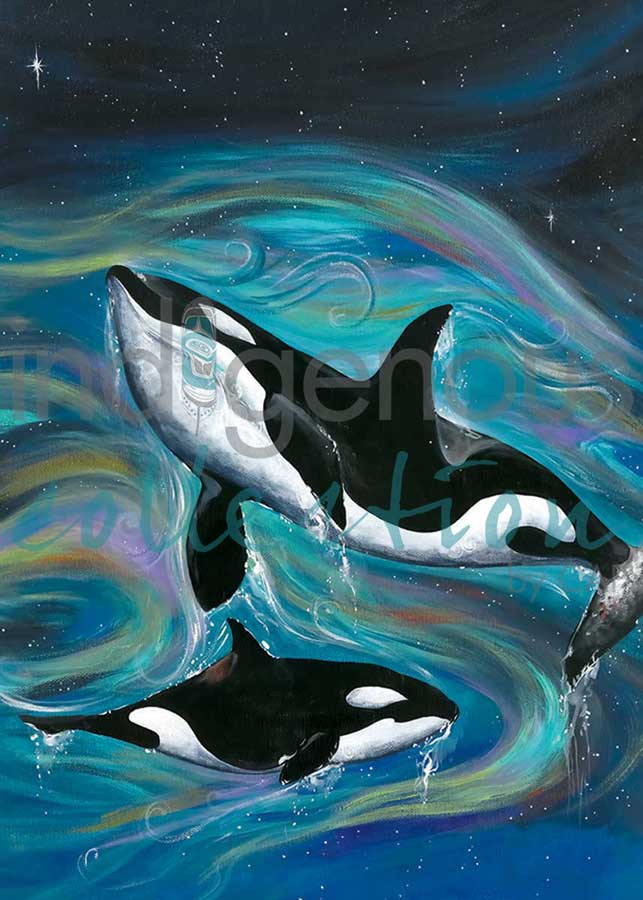 CAP Killer Whales Art Plaque