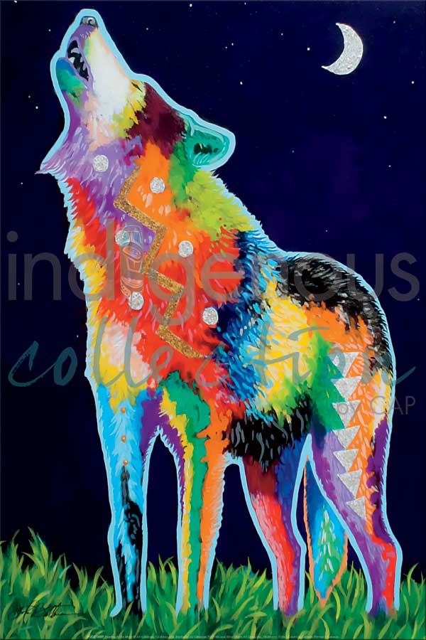 CAP Bookmark Howling at the Moon