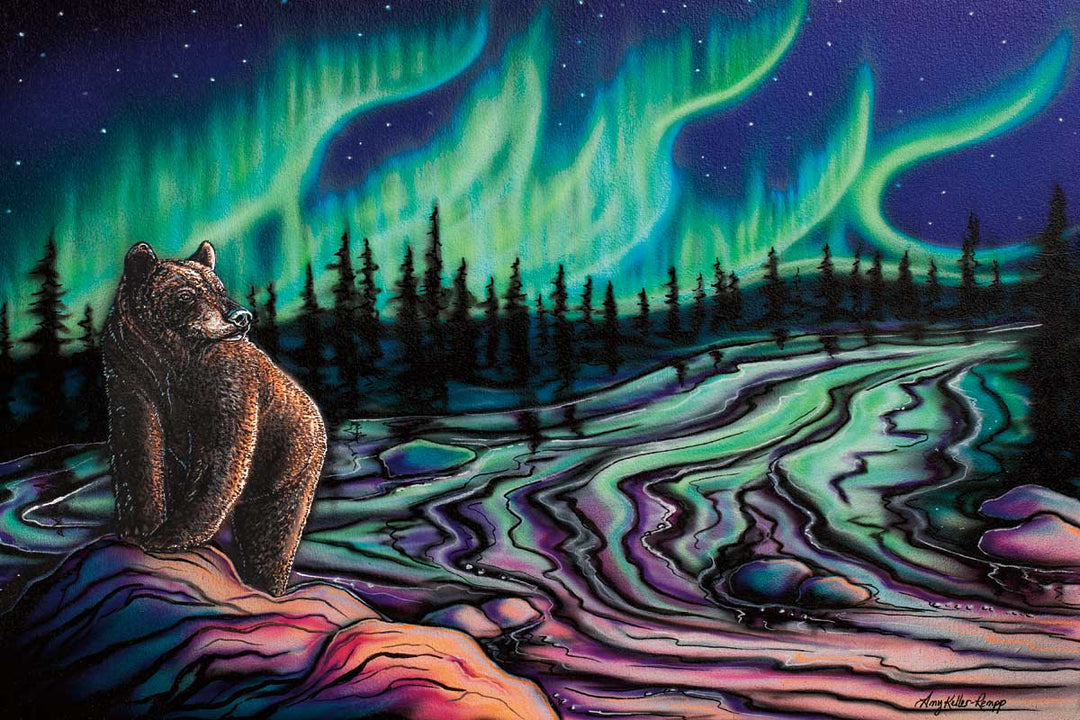 CAP Sky Dance - Northern Light Art Plaque