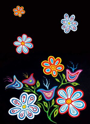 CAP Happy Flower Microfibre Tea Towel