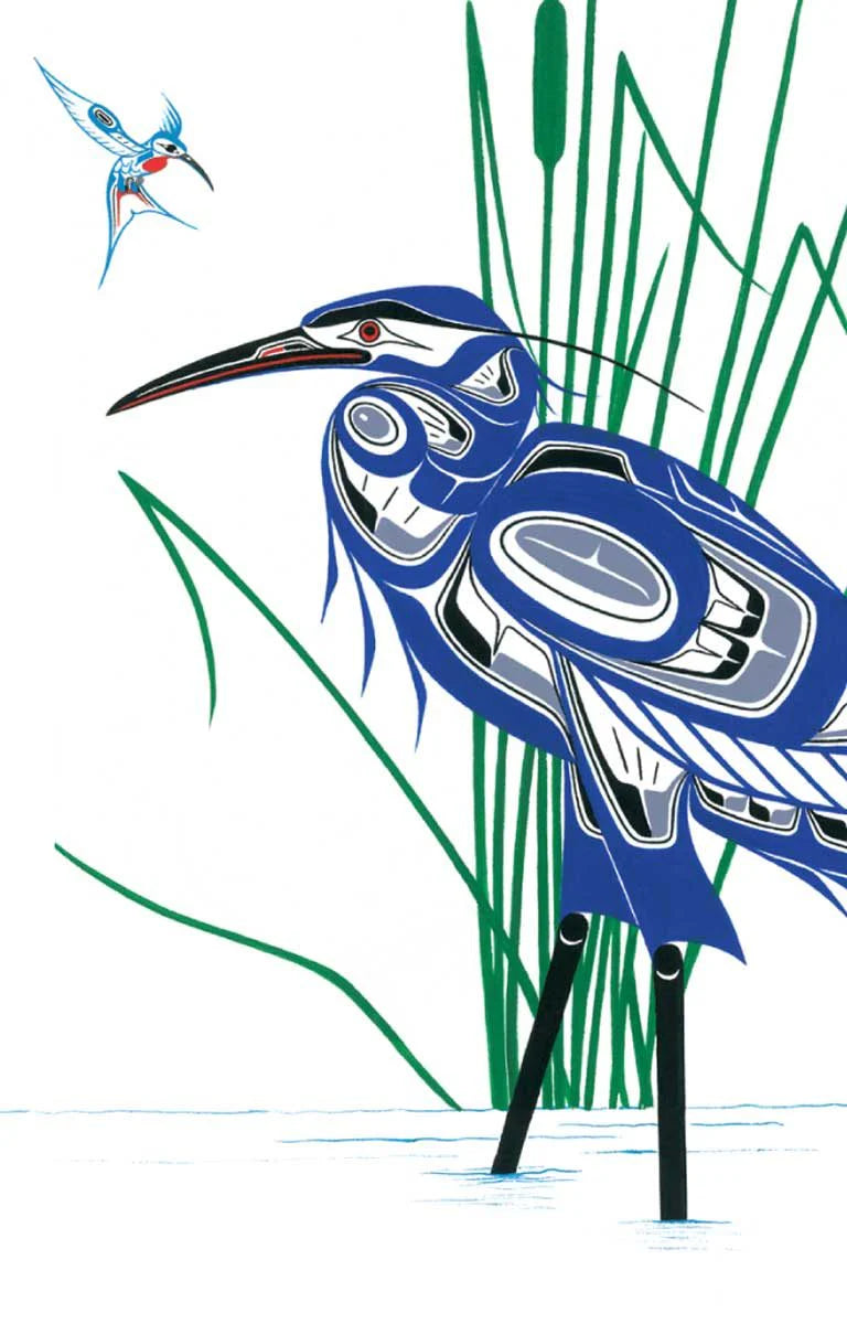 CAP Hummingbird & Blue Heron Magnet