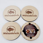 3R Innovative Imaging Wanuskewin Logo Coasters