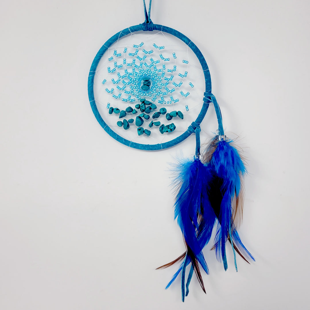 Monague 4" Turquoise Energy Flow Dreamcatcher