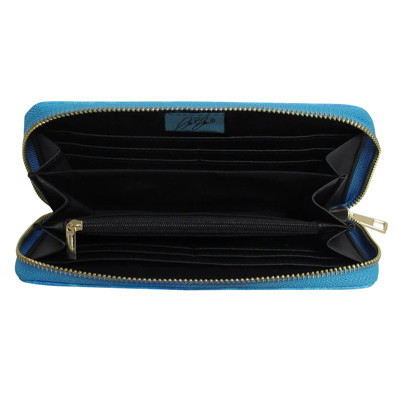 Oscardo Love Birds Zip-Around Wallet