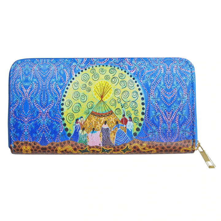 Oscardo Dancing Women Zip-Around Wallet