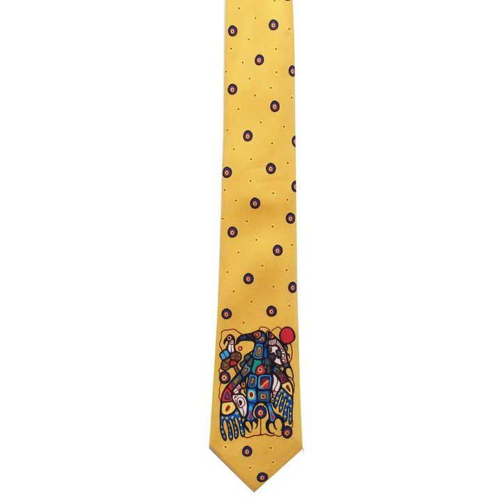 Oscardo Man Changing into Thunderbird Silk Tie