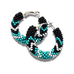Tribal Roots Small Crochet Hoops