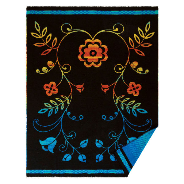 Native Northwest Woven Blanket Honouring Our Life Givers