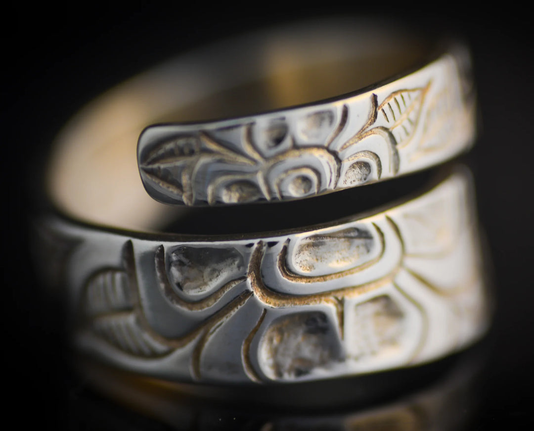 Medicine Bear Arts Flower Wrap Ring