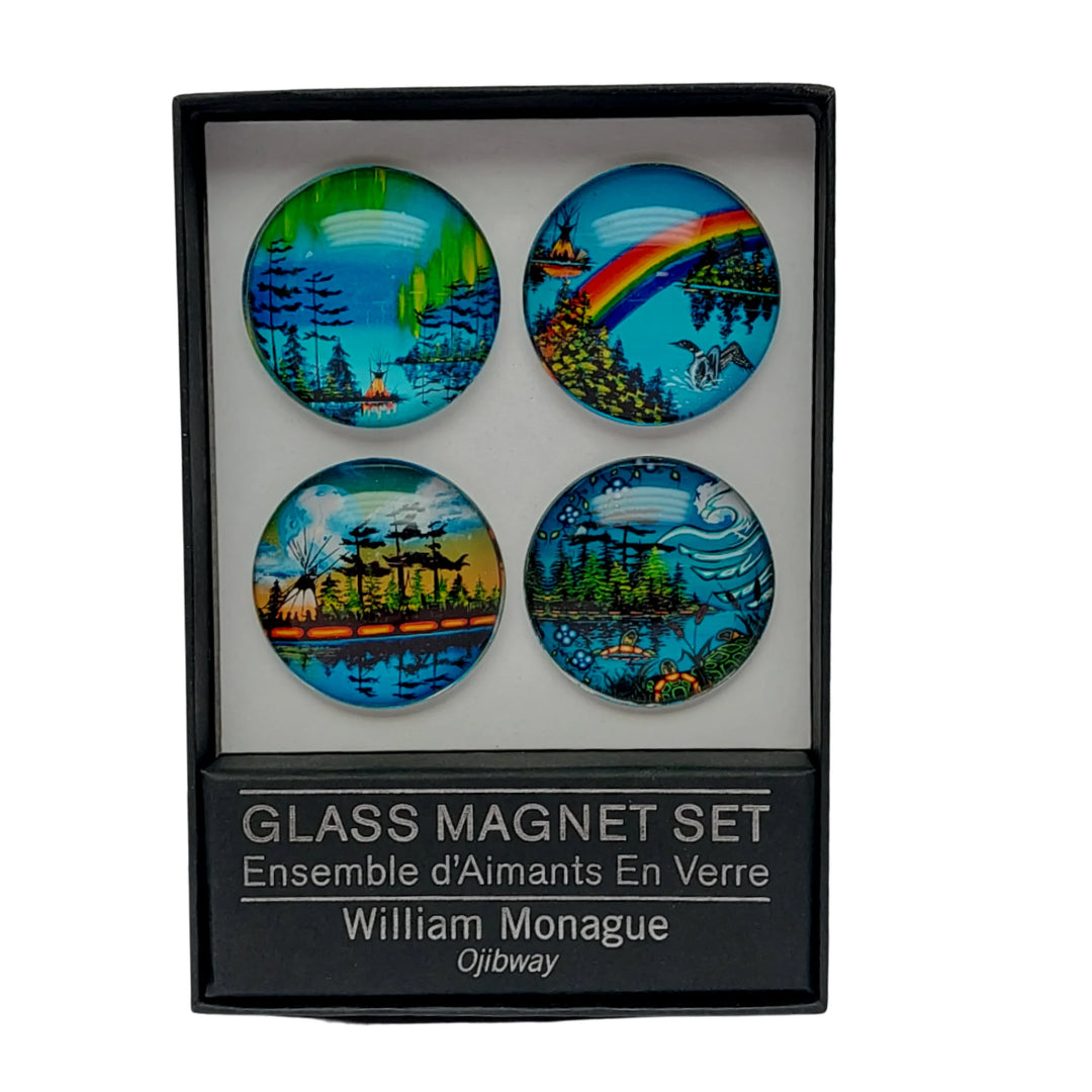 CAP William Monague Glass Magnet Set