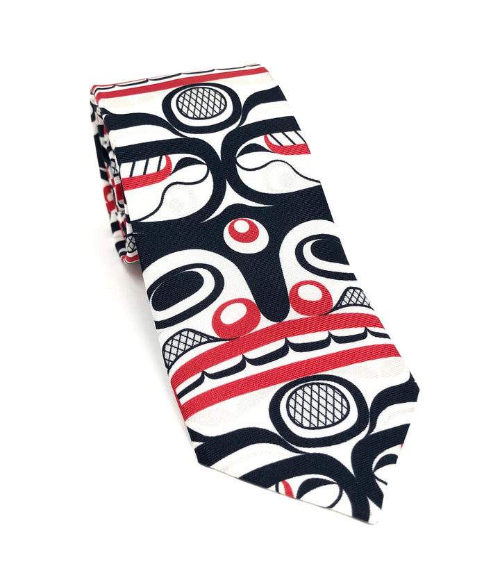 Oscardo Killer Whale Crosshatch Silk Tie