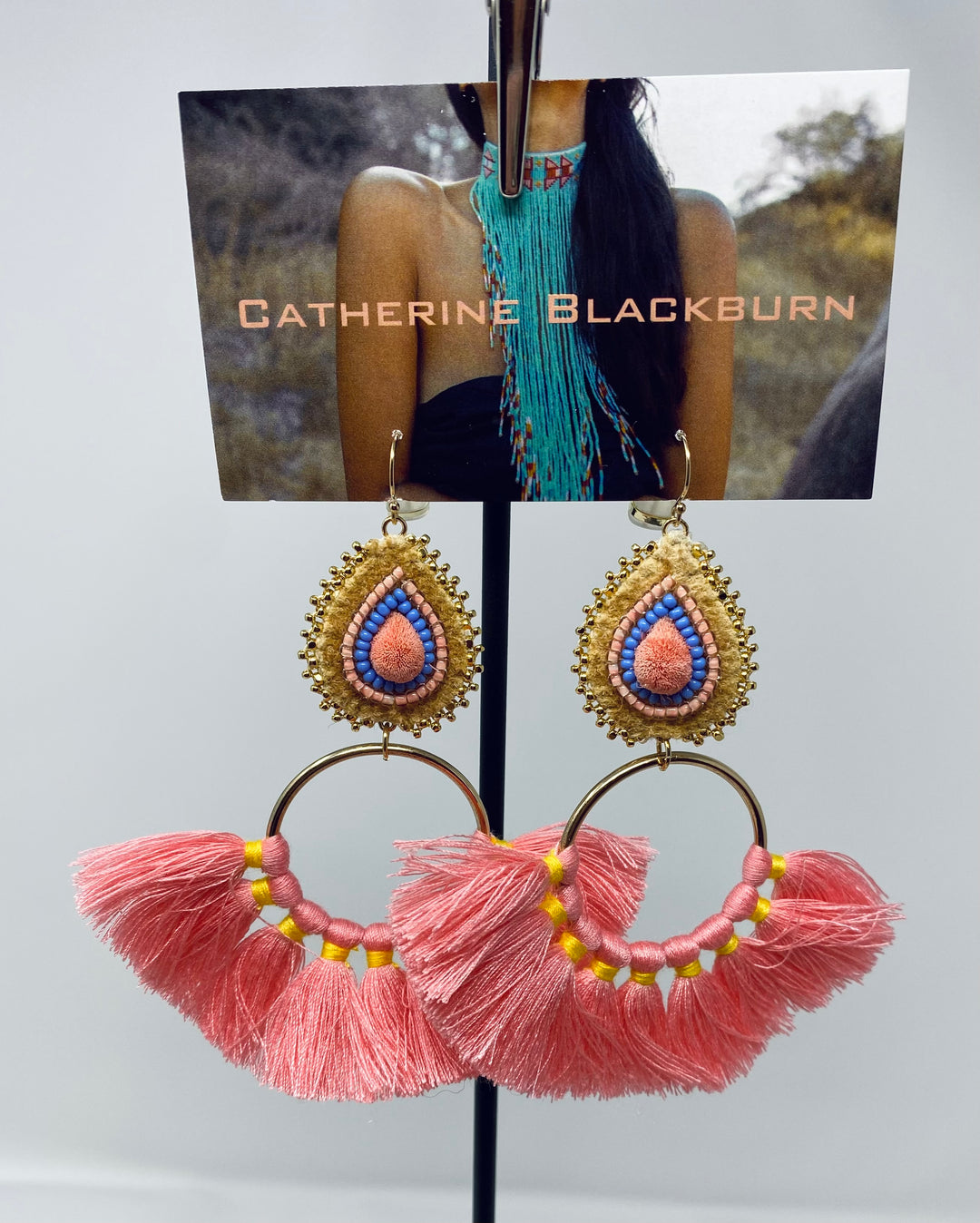 Tuffed Teardrops With Fans By Catherine Blackburn