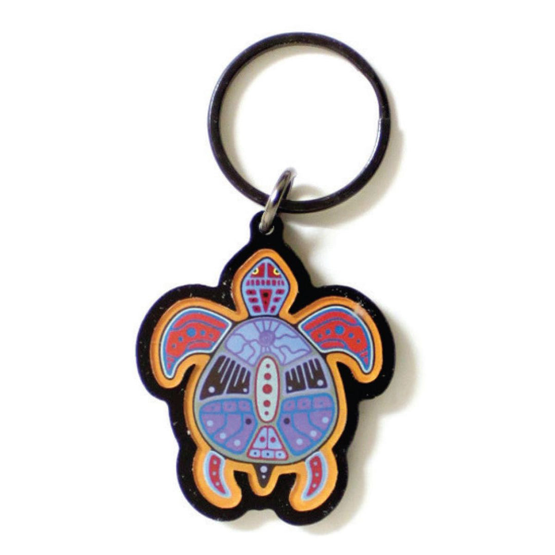 Native Northwest Turtle Keychain