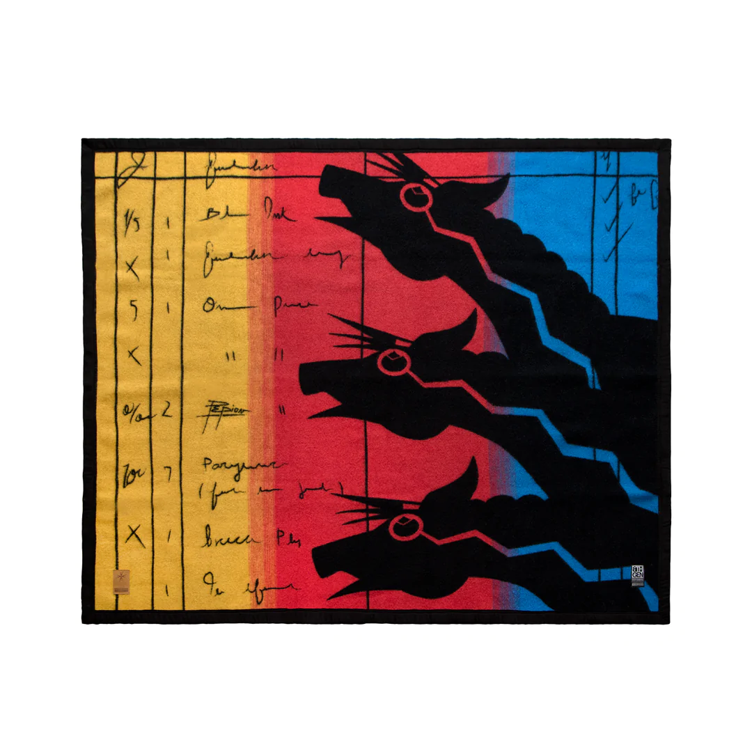 Eighth Generation Lightning Horse Wool Blanket