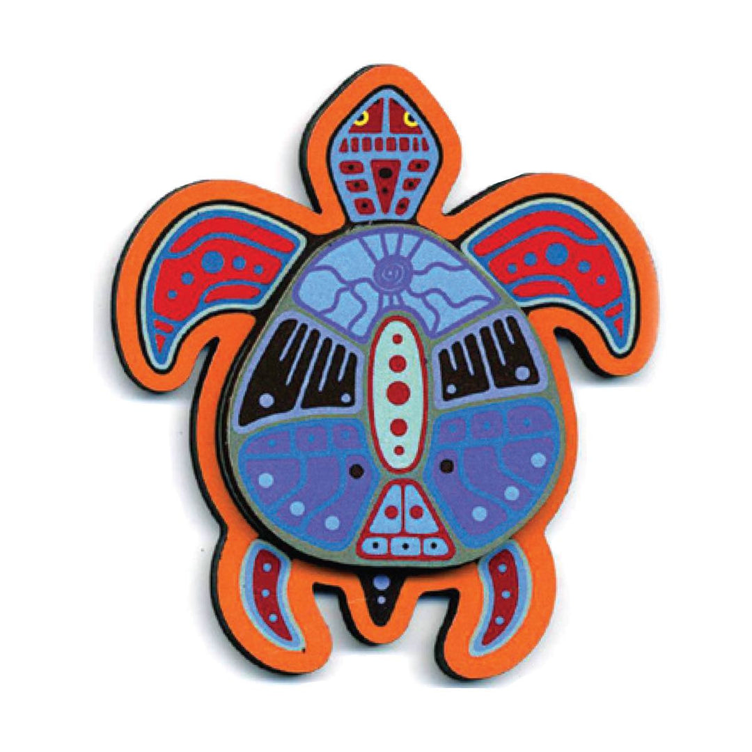 Native Northwest 3D Turtle Magnet
