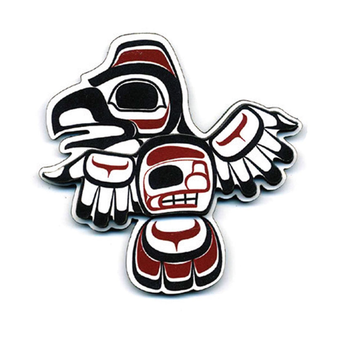 Native Northwest 3D Raven Magnet