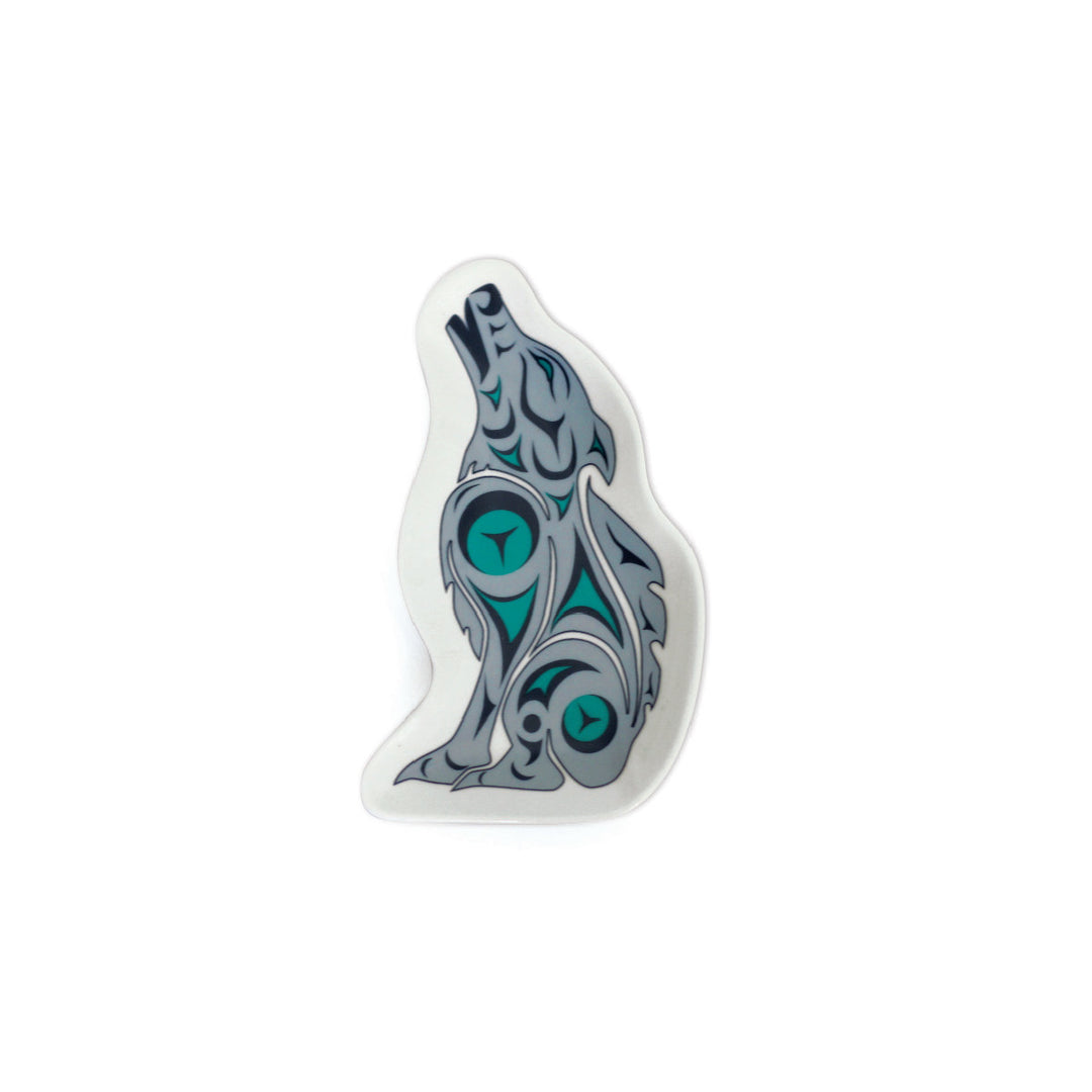 Native Northwest Wolf Trinket Dish