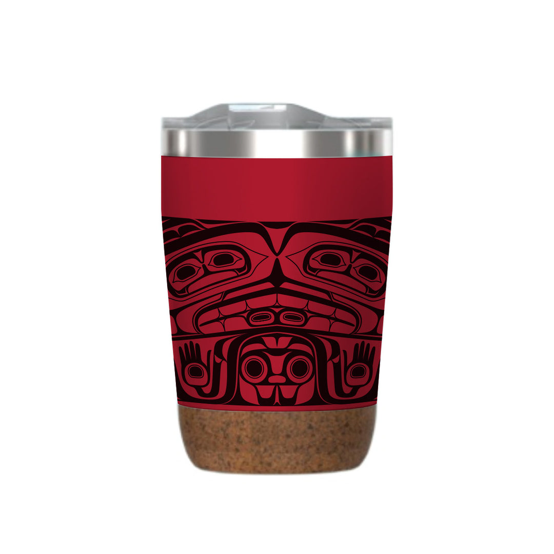 Native Northwest Treasure of Our Ancestors Cork Base Travel Mug (12oz)