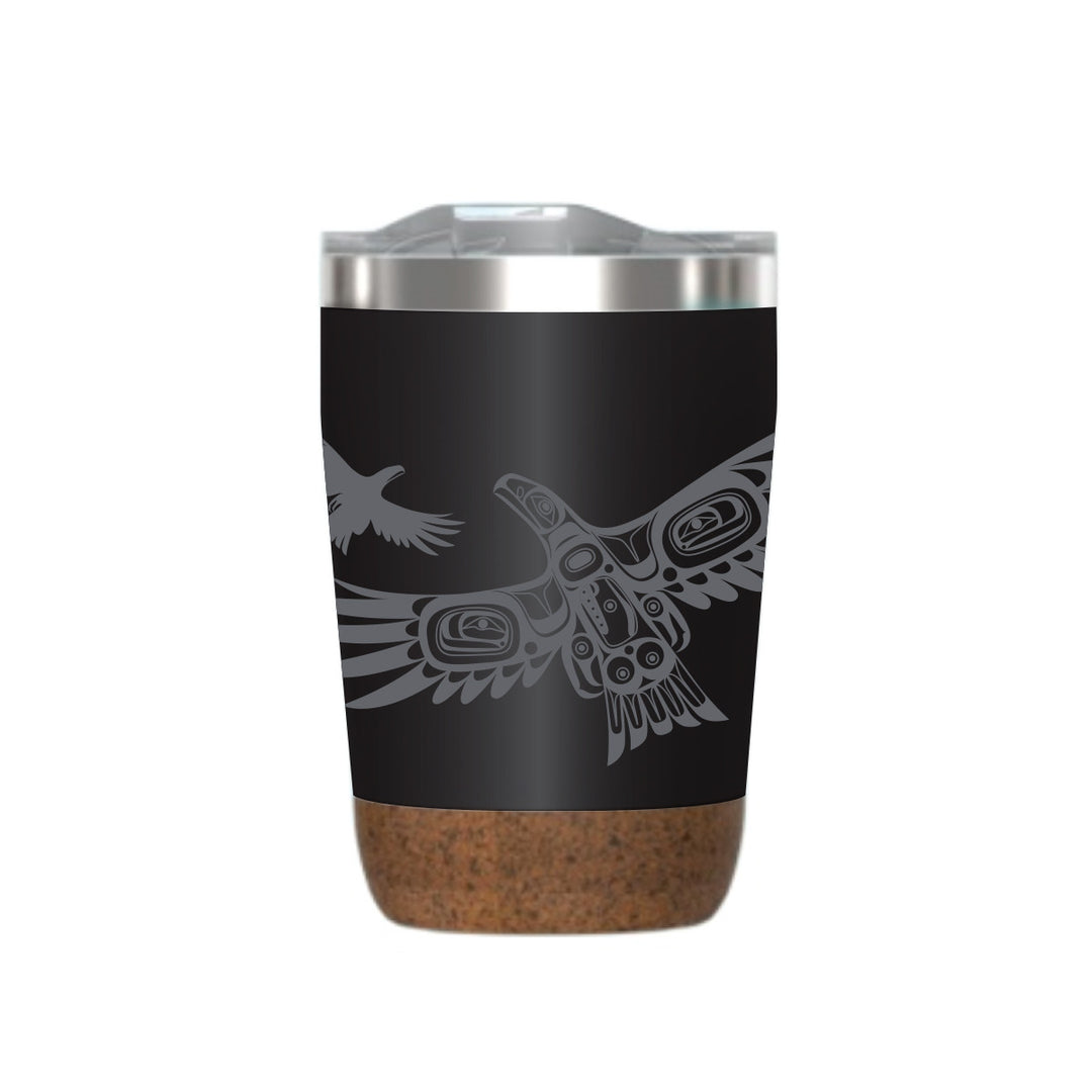 Native Northwest Soaring Eagle Cork Base Travel Mug (12oz)