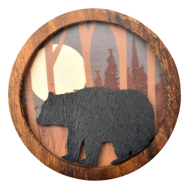 Nature's Expression's Wood Silhouette Magnets