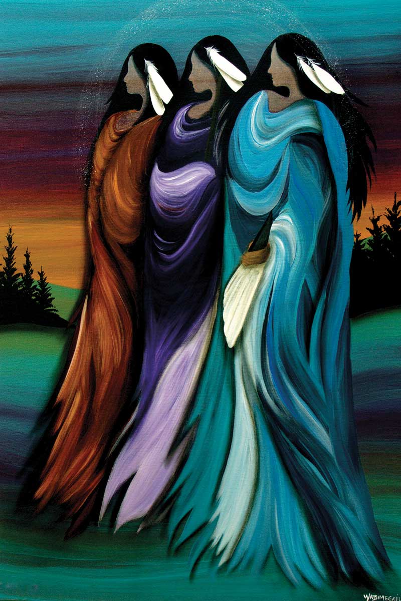 CAP Three Sisters Art Plaque