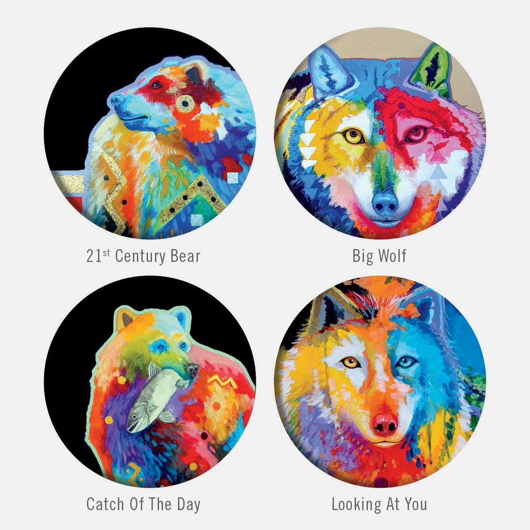 CAP John Balloue Glass Magnet Set