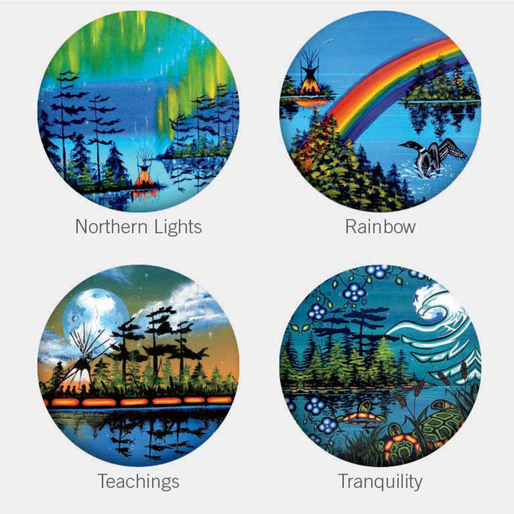 CAP William Monague Glass Magnet Set