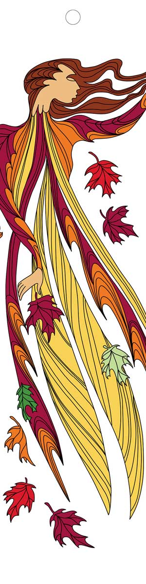 CAP Bookmark - Leaf Dancer