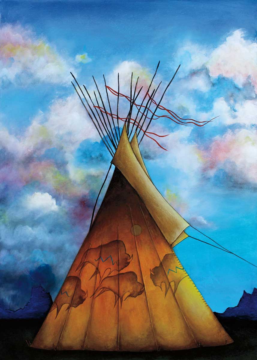 CAP Thunder Rolls Art Magnet