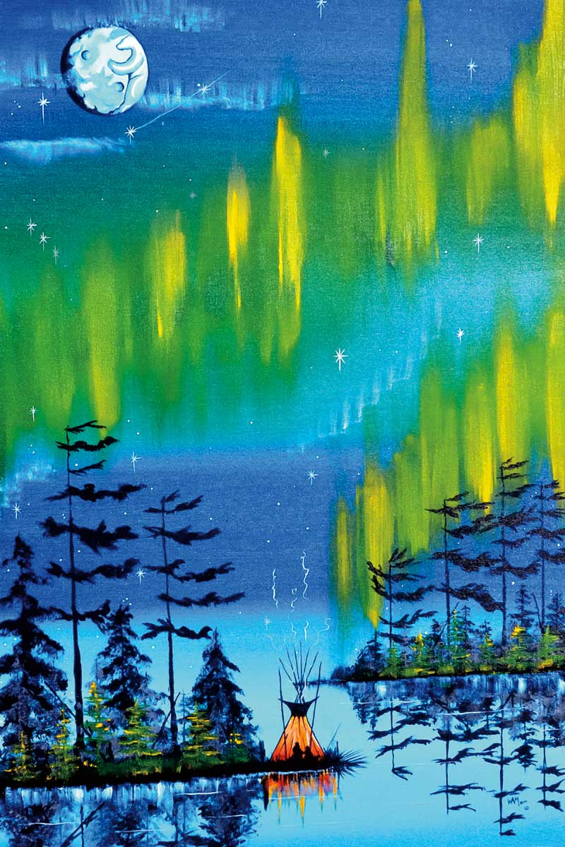 CAP Northern Lights Art Plaque