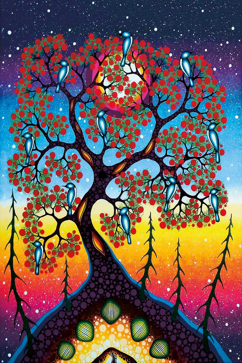 CAP Tree of Knowledge Art Plaque