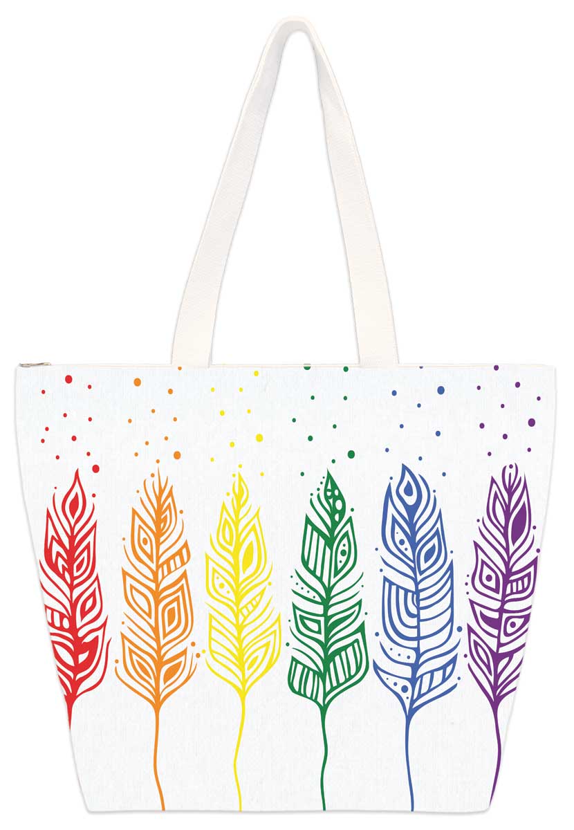 CAP Pride Feathers Tote Bag