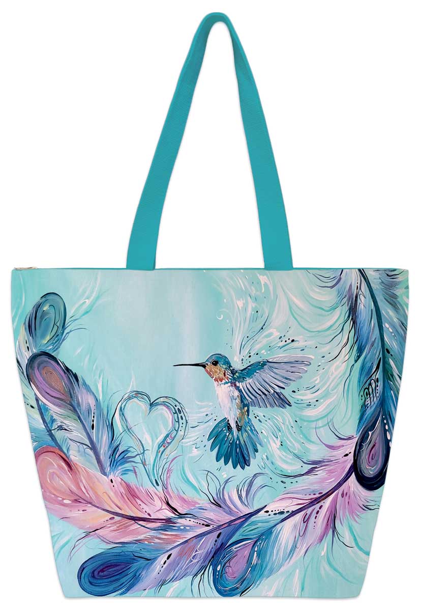 CAP Hummingbird Feathers Tote Bag